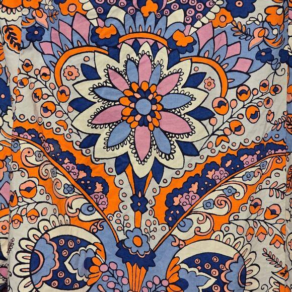 Talbots Button Up Shirt Womens Size Large Floral Paisley Print Maximalist Retro - Picture 5 of 10